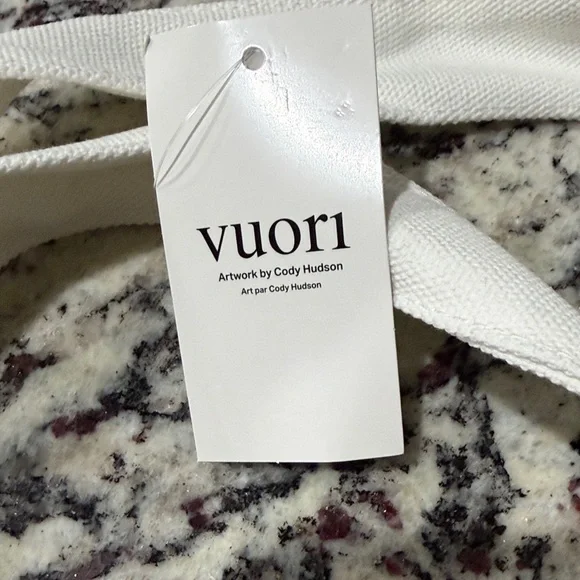 Vuori Holiday strawberry Red and White Graphic Tote - Picture 2 of 4